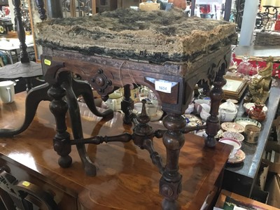 Lot 1054 - 19th century stool