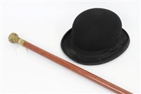 Lot 3142 - Gentlemen's 'Battersby London' bowler hat and...