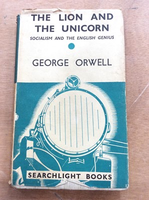 Lot 1549 - The Lion and The Unicorn, George Orwell, Secker & Warburg, 1941, Searchlight Book No.1.