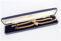 Lot 3255 - Two ladies' gold (9ct) Garrard and Accurist...