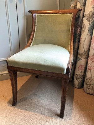 Lot 1427 - 19th century oak framed side chair