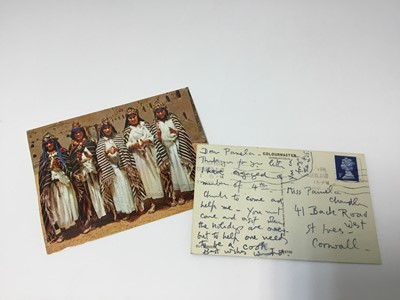 Lot 1491 - Winifred Nicholson (1893-1981) two postcard written to Pamela Chandler (1928-1993)