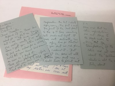 Lot 1492 - Winifred Nicholson (1893-1981) good group of correspondence to Pamela Chandler (1928-1993)
