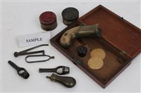 Lot 38 - Collection of 19th century gun accessories -...