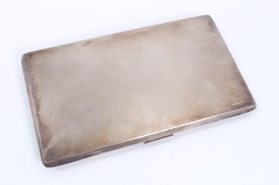 Lot 18 - Silver cigarette case