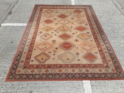 Lot 399 - Modern rug with geometric decoration