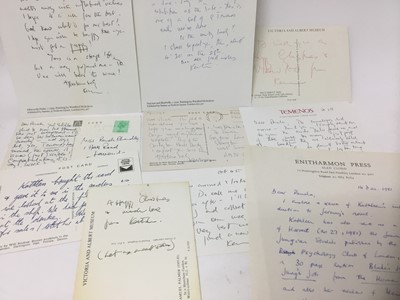 Lot 1543 - Kathleen Raine ((1908-2003) archive of letter and other materials