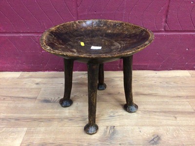 Lot 302 - African stool on four legs