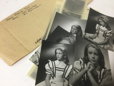 Lot 1546 - Pamela Chandler (1928-1993) interesting group of circa 1958 photographs relating to a young Jane Asher  (b. 1946)