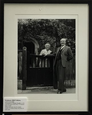 Lot 1547 - Pamela Chandler (1928-1993) photographic portrait of Professor  J. R. R. Tolkien and  his wife Edith, together with  nine others of the Tolkien’s