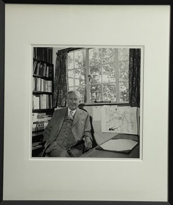Lot 1548 - Pamela Chandler (1928-1993) photographic portrait of Professor  J. R. R. Tolkien, six others  of notable sitters and other subjects