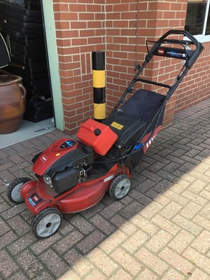 Lot 57 - Toro TX - 159 petrol lawn mower with grass box