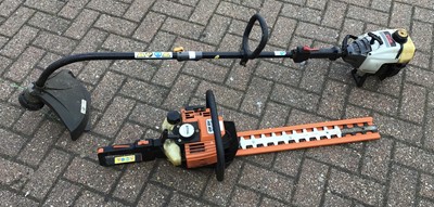 Lot 73 - Stihl HS 80 petrol hedge strimmer and Ryobi 310RT petrol strimmer
