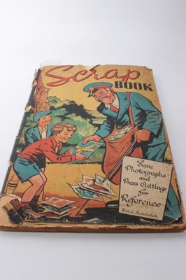 Lot 72 - Second World War British Home Front scrap album containing a collection of newspaper cuttings, cartoons and photographs from 1939 - 1941