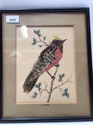 Lot 123 - Two bird pictures