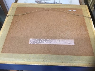 Lot 816 - Fine 19th century Chinese painting on rice paper