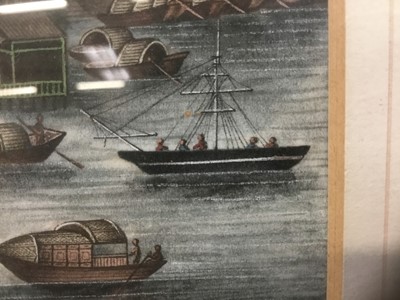 Lot 816 - Fine 19th century Chinese painting on rice paper