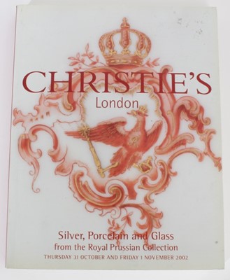 Lot 53 - Christie's sale catalogue ' Silver, Porcelain and Glass fro the Royal Prussian Collection '31st October -1st November 2002