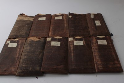Lot 75 - Ten pairs of Second World War and later ARP Anti-Gas Eyeshields MK.III in original card packets (10 pairs)