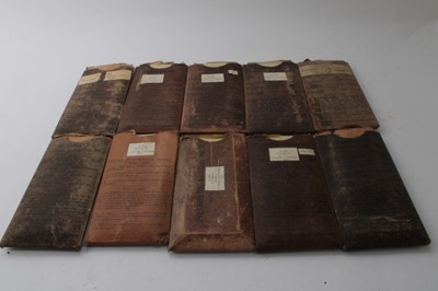 Lot 77 - Ten pairs of Second World War and later ARP Anti-Gas Eyeshields MK.III in original card packets (10 pairs)