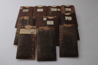 Lot 73 - Ten pairs of Second World War and later ARP Anti-Gas Eyeshields MK.III in original card packets (10 pairs)