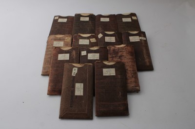 Lot 74 - Thirteen pairs of Second World War and later ARP Anti-Gas Eyeshields MK.III in original card packets (13 pairs)