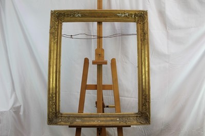 Lot 267 - 19th century gilt and gesso picture frame, to take a picture measuring 77cm x 65cm