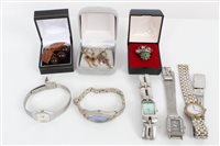 Lot 3215 - Gold (18ct) and platinum diamond three stone...