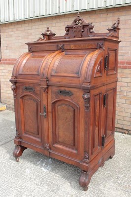 Lot 1516 - An impressive American Wootton Desk Co. 'Wells Fargo' desk