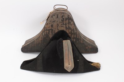 Lot 71 - The Rt Hon Earl of Listowel K.P., J.P. fine Victorian bicorn hat