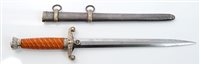 Lot 129 - Nazi Army Officers' dagger, by Anton Wingen,...