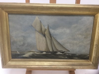 Lot 63 - John Holden (20th century), oil on board, marine scene, gilt frame