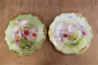 Lot 1129 - Pair of good quality Royal Doulton plates with...