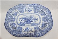 Lot 1131 - Two Copeland & Garrett blue and white...