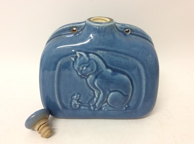 Lot 1071 - 1930s Denby Danesby Ware oval bowl, Danesby jug and three other pottery items (5)