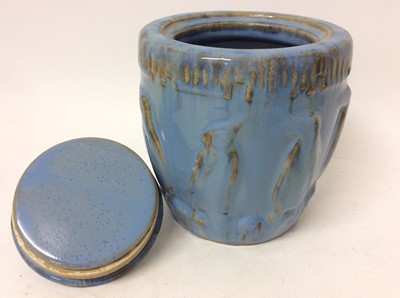 Lot 1071 - 1930s Denby Danesby Ware oval bowl, Danesby jug and three other pottery items (5)