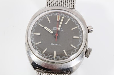 Lot 264 - Omega Chronostop stainless steel wristwatch