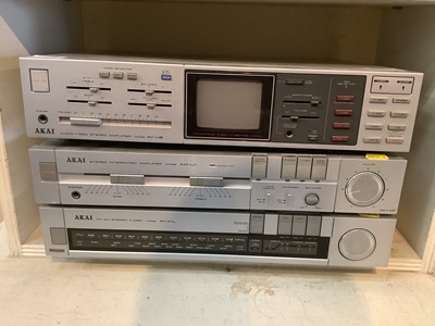 Lot 2069 - Three Akai Hifi units