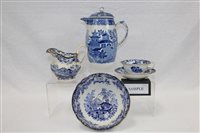 Lot 1167 - Late Victorian Minton blue and white tea and...