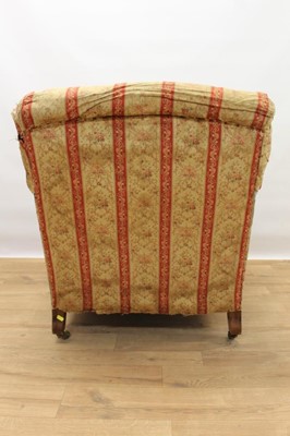 Lot 1400 - Late 19th / early 20th century easy chair by Howard & Sons Ltd.