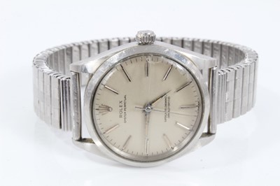 Lot 290 - 1960s Rolex Oyster Perpetual stainless steel wristwatch
