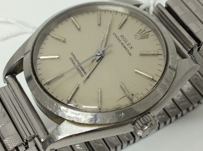 Lot 290 - 1960s Rolex Oyster Perpetual stainless steel wristwatch