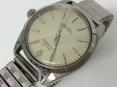 Lot 290 - 1960s Rolex Oyster Perpetual stainless steel wristwatch