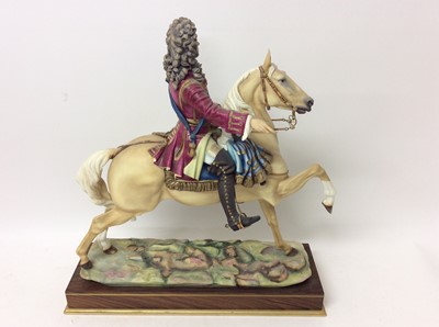 Lot 1188 - Royal Worcester porcelain model by Bernard Winskill, titled Marlborough, numbered 81/350 (damaged to hand, piece retained).