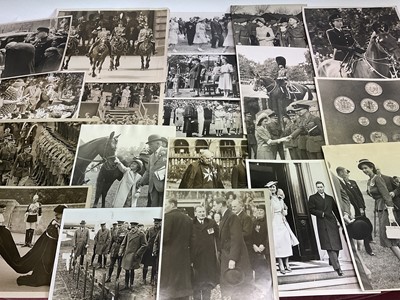 Lot 97 - H.M King George VI,Collection of period press photos of the Royal Family (19)