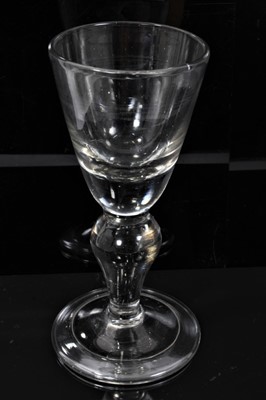 Lot 159 - Heavy baluster glass