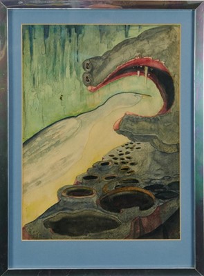 Lot 1071 - Arthur Lett Haines (1894-1978) watercolour, Symposium