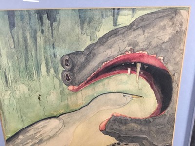 Lot 1071 - Arthur Lett Haines (1894-1978) watercolour, Symposium