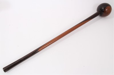 Lot 715 - African lignum vitae knobkerrie