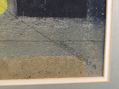Lot 1099 - Henry Collins (1910-1994) mixed media, Tollesbury - coastal scene with tower, signed and dated ‘91
